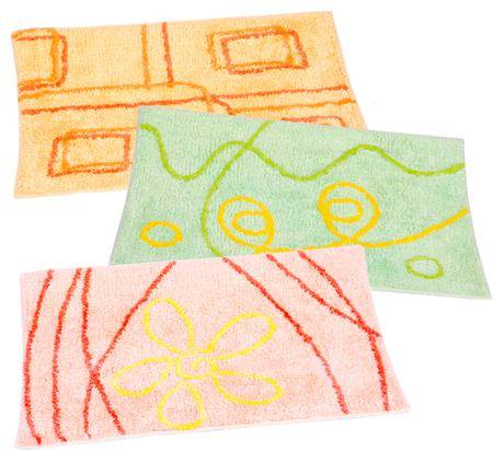 ASSORTED COTTON BATH/SHOWER MAT 40X60cm