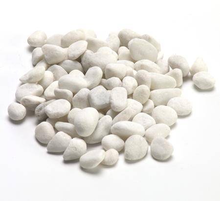 WHITE RIVER STONE PEBBLES 1KG - NOW ONLY R10.99