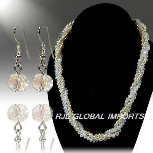 ELEGANT PEARL NECKLACE SET