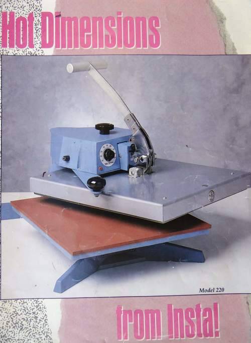 INSTA Heat Transfer Press Model 220