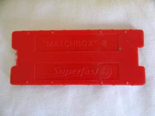 MATCHBOX : SUPERFAST RED TRACK JOINERS LESNEY ENGLAND