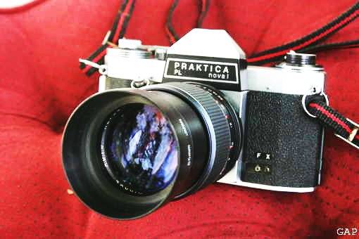 Praktica PL Nova 1 with Mirage Auto Reflex 135mm Lens