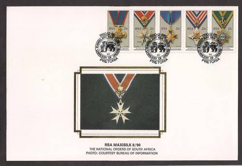 1990 Maxisilk 8/90 The National Orders Of South Africa