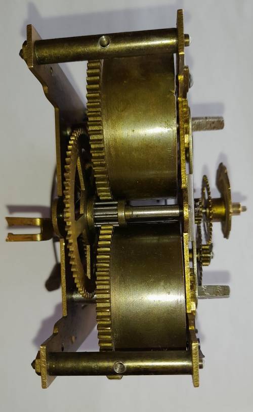 Vintage Mechanical Wall Clock Movement.  Working (06-15)