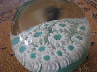 MURANO PAPER WEIGHT WITH ORIGINAL LABEL