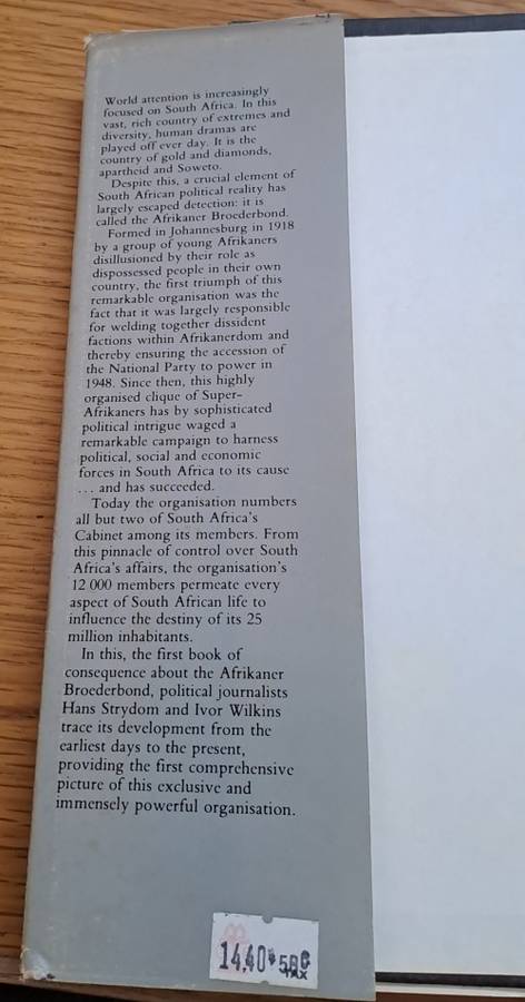 The Super-Afrikaners: Inside the Afrikaner Broederbond