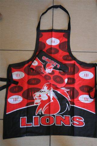 SA Rugby Lions Apron & Oven glove