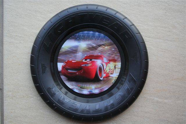 Cars lightning Mcqueen plastic plate
