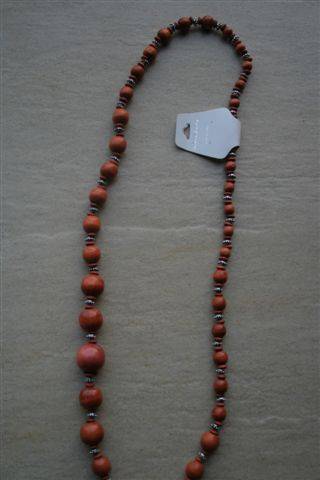 Wooden necklace