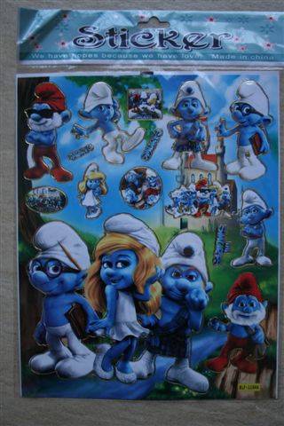 Smurf stickers