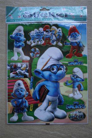 Smurf stickers