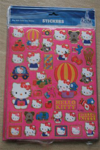 Hello kitty sticker sheet