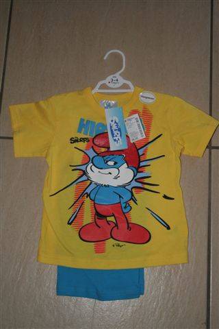 Boys Smurf Sleepwear/pyjamas from Edgars, 4-5 years, was R100