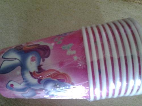my little pony paper cups