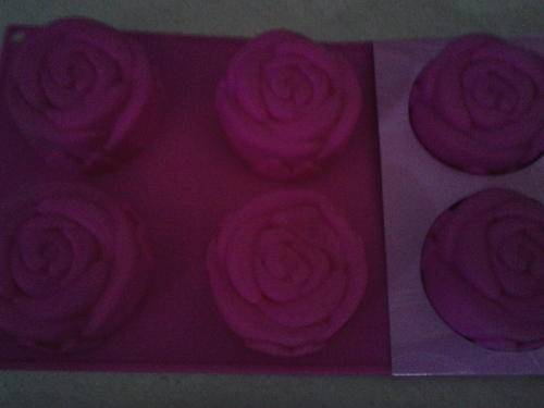 Silicone rose flower cake mould