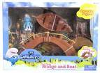 The smurfs, smurf village, Bridge and Boat, Movie moment adventure pack