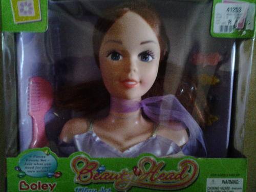 Boley beauty head, hairdressing doll