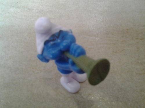 smurf figurine 5cm, perfect for caketopper