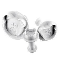Teddy bear cookie/ Fondant plunger Cutter
