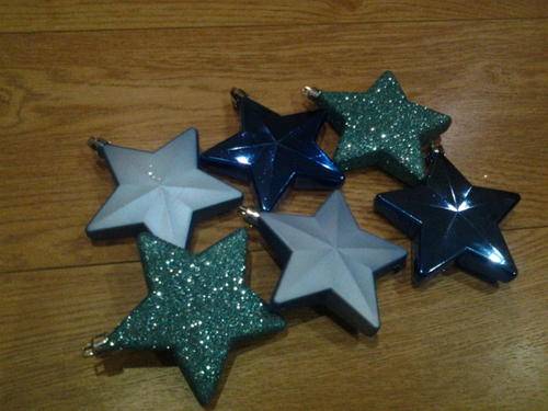 Star christmas decorations