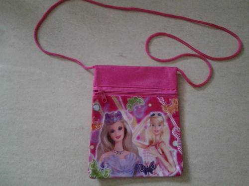 String bag Barbie 17x14cm, perfect for parties