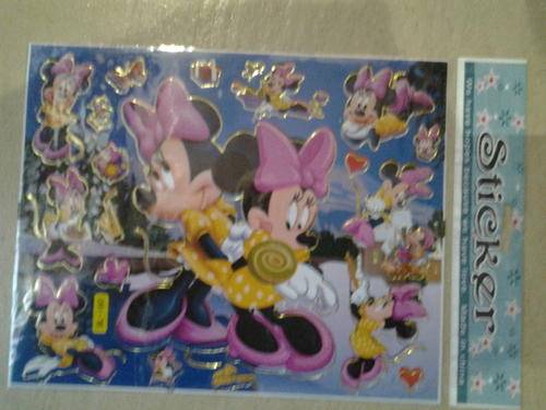 Mickey and Minnie mouse stickers