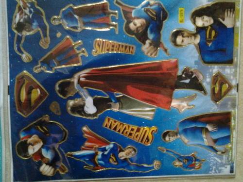 Superman sticker sheet