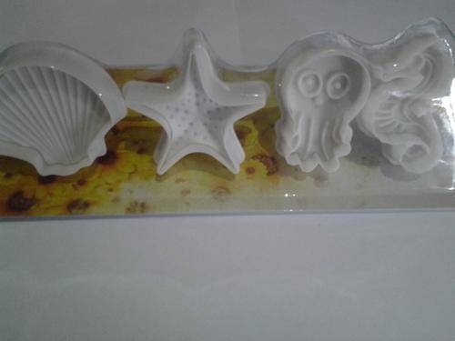Sea shells under the sea Fondant plunger Cutter