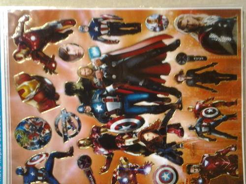 Avengers sticker sheet