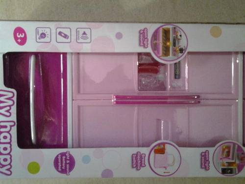 Doll house furniture, fridge suitable for barbie dolls