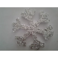 Polystyrene snowflakes for decor - frozen or winter party - 10cm