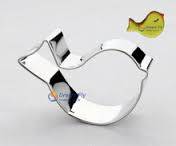 Cute bird cookie cutter metal, 7x4cm