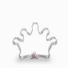 Princess crown cookie cutter metal