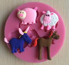 Silicone fondant  animal mould