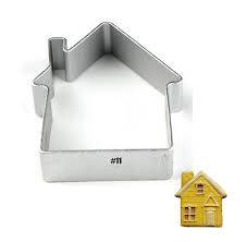House metal cookie cutter, 6x5.5cm