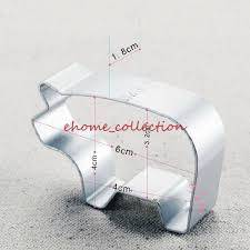 Pig metal cookie cutter, 6x4cm