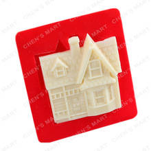 House silicone mould, for choclate or fondant, size of mould 8x8cm