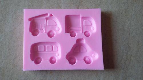 Cars Silicone fondant mould, size of mould 8x6.5cm