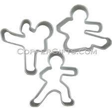 metal cookie cutter set, ninja, karate