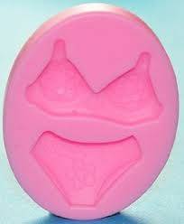 Bikini silicone mould, for choclate or fondant, size of mould 8x6cm