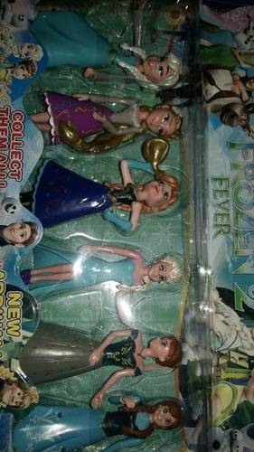 FROZEN figurines use as plastic cake toppers, was R180 now R100, 12cm included rapanzel