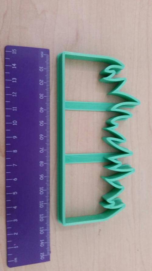 Grass cookie cutter