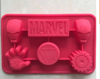 Marvel Silicone fondant mould, size of Mould 18x11cm