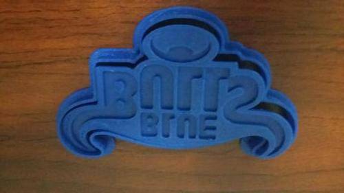 Blue bulls cookie cutter, 10x6cm
