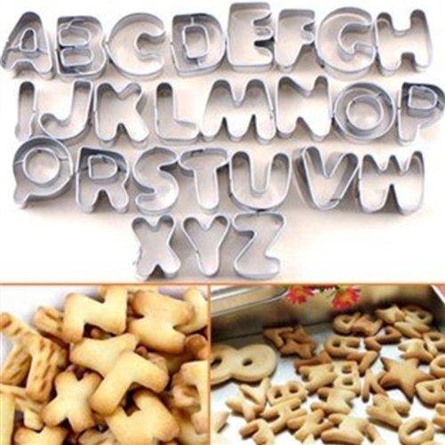 Alphabet Fondant / cookie  Cutter ) metal +-3cm