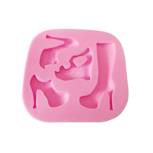 Shoes and boots silicone mould, for  fondant, size of mould 8x7.5cm