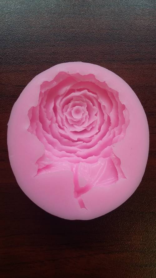 Silicone fondant Rose mould, 7cm