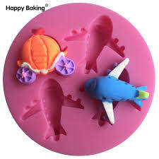 Silicone mould, airoplane, size of mould  7.5