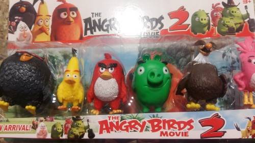 Angry Bird figurine set (size of red bird 7cm)