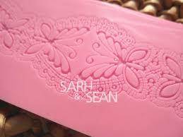 Butterfly Silicone lace mat 39x9.5cm